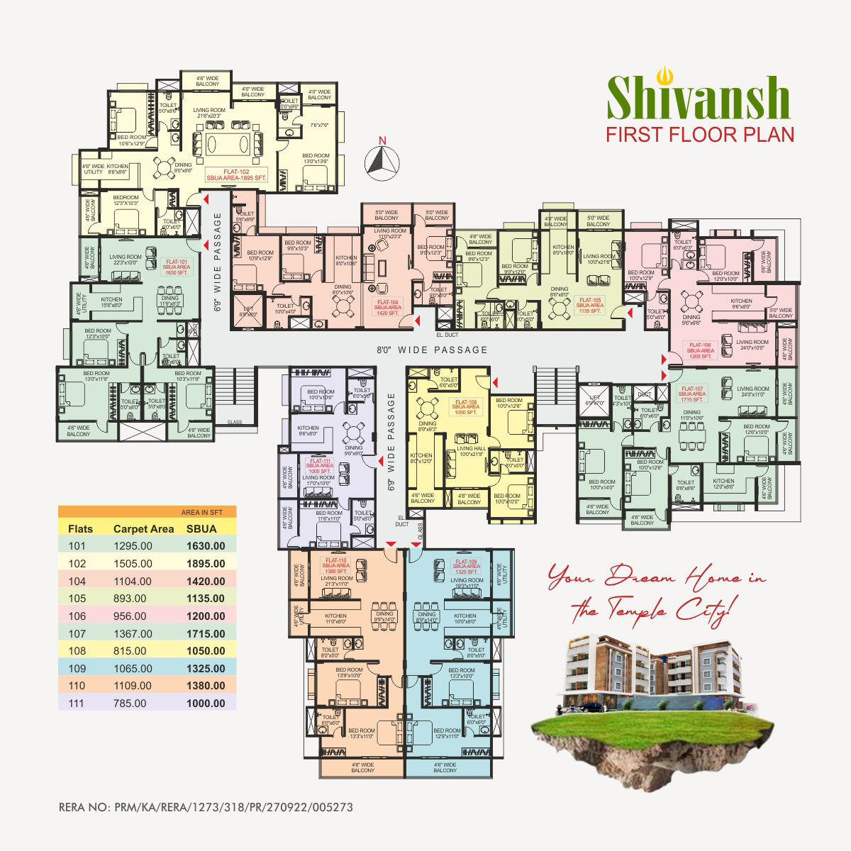 Shivansh Udupi First Floor Plan